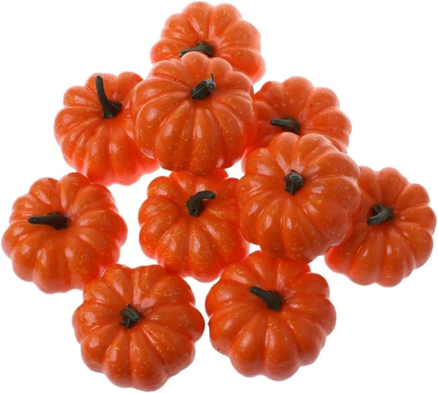 10Pcs Artificial Pumpkin Fake for Autumn-Themed Table Decorations Home Party Decor for Indoor and Outdoor Decoration
