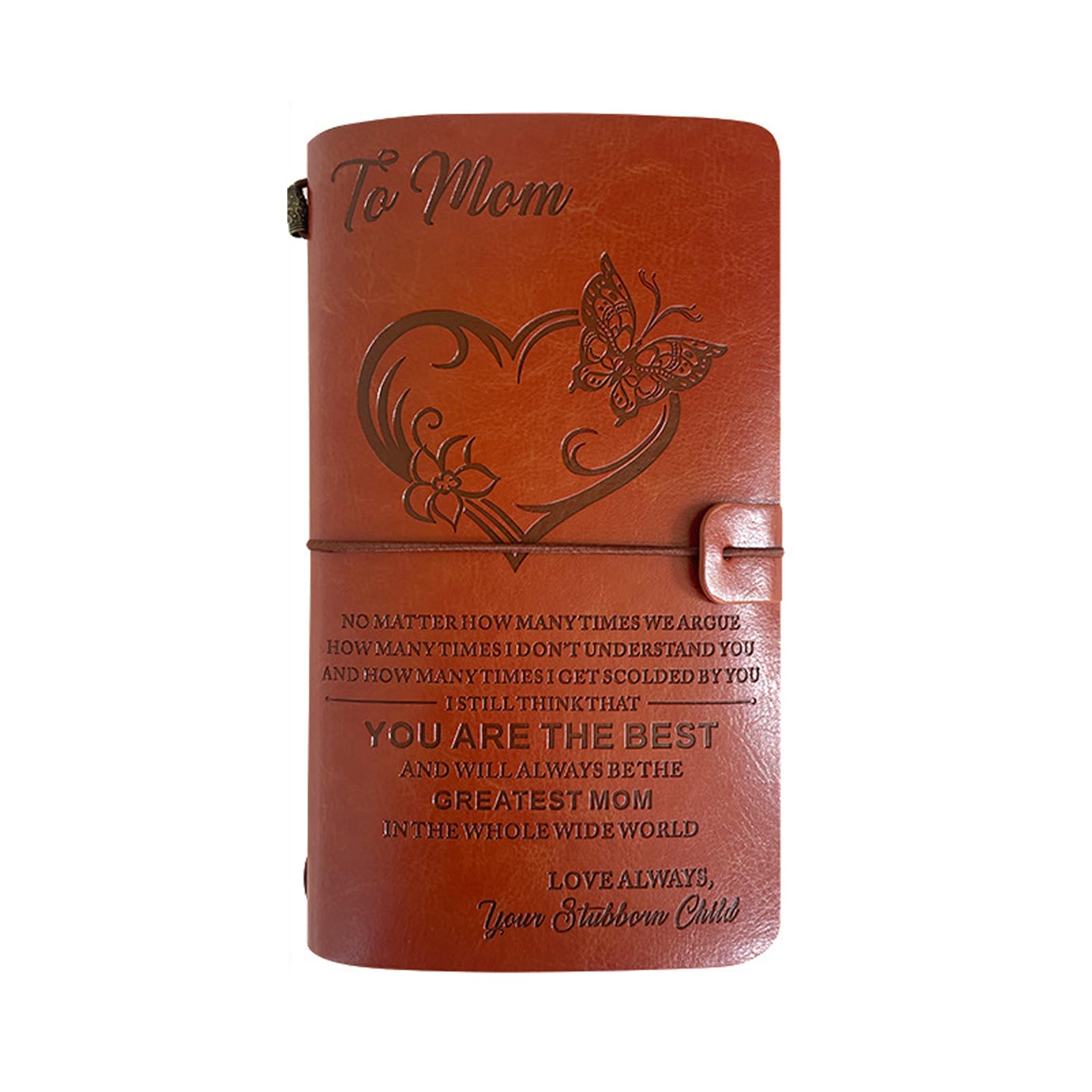 HPSOM Mother Gifts, Mum Gifts Journal 144 Pages, Leather Journal Notebook for Mother's Travel Memories，Christmas Mothers Day Valentines Birthday Gifts for Mom from Daughter Son