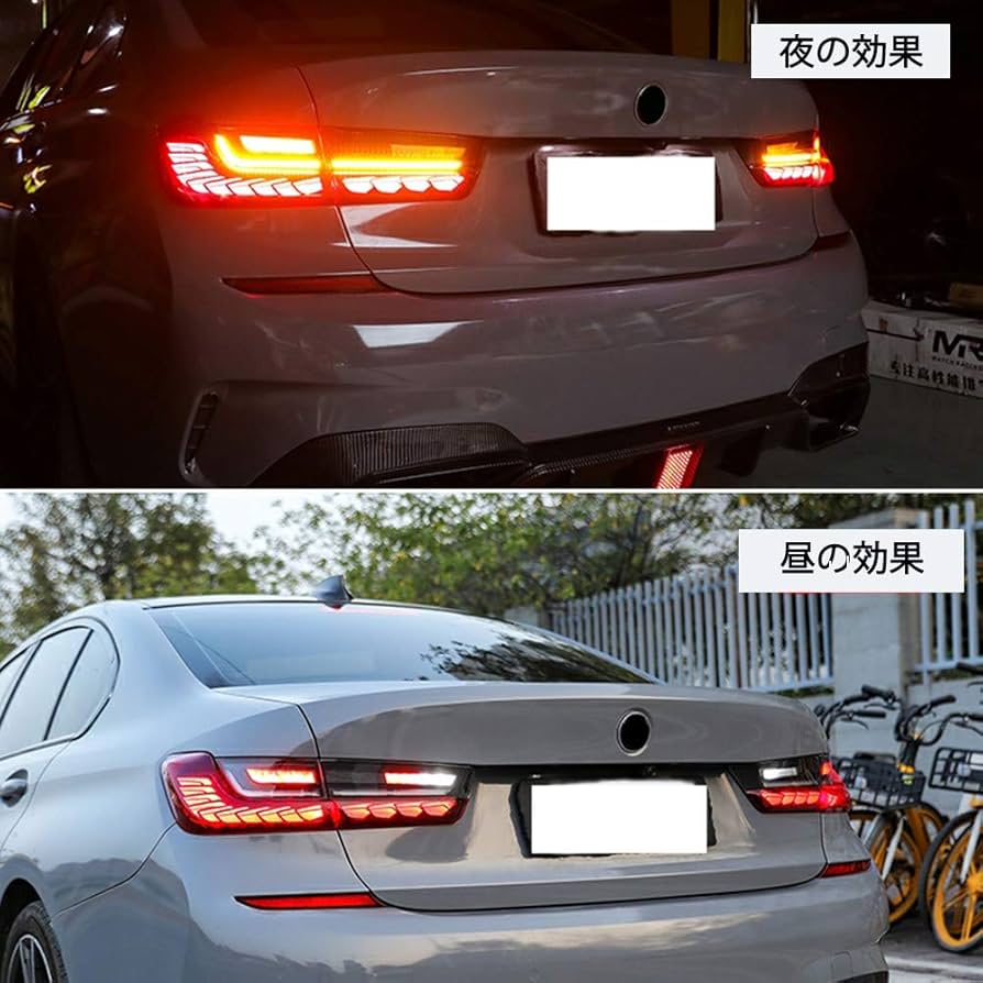 BMW 3シリーズ LCIテールランプ US仕様 BMW 3シリーズセダン(F80) LCIモデル用純正ブラックラインテール