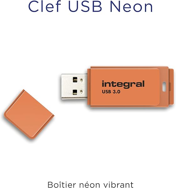 Integral 32GB Neon Orange USB 3.2 Gen 1 Clé USB - 3