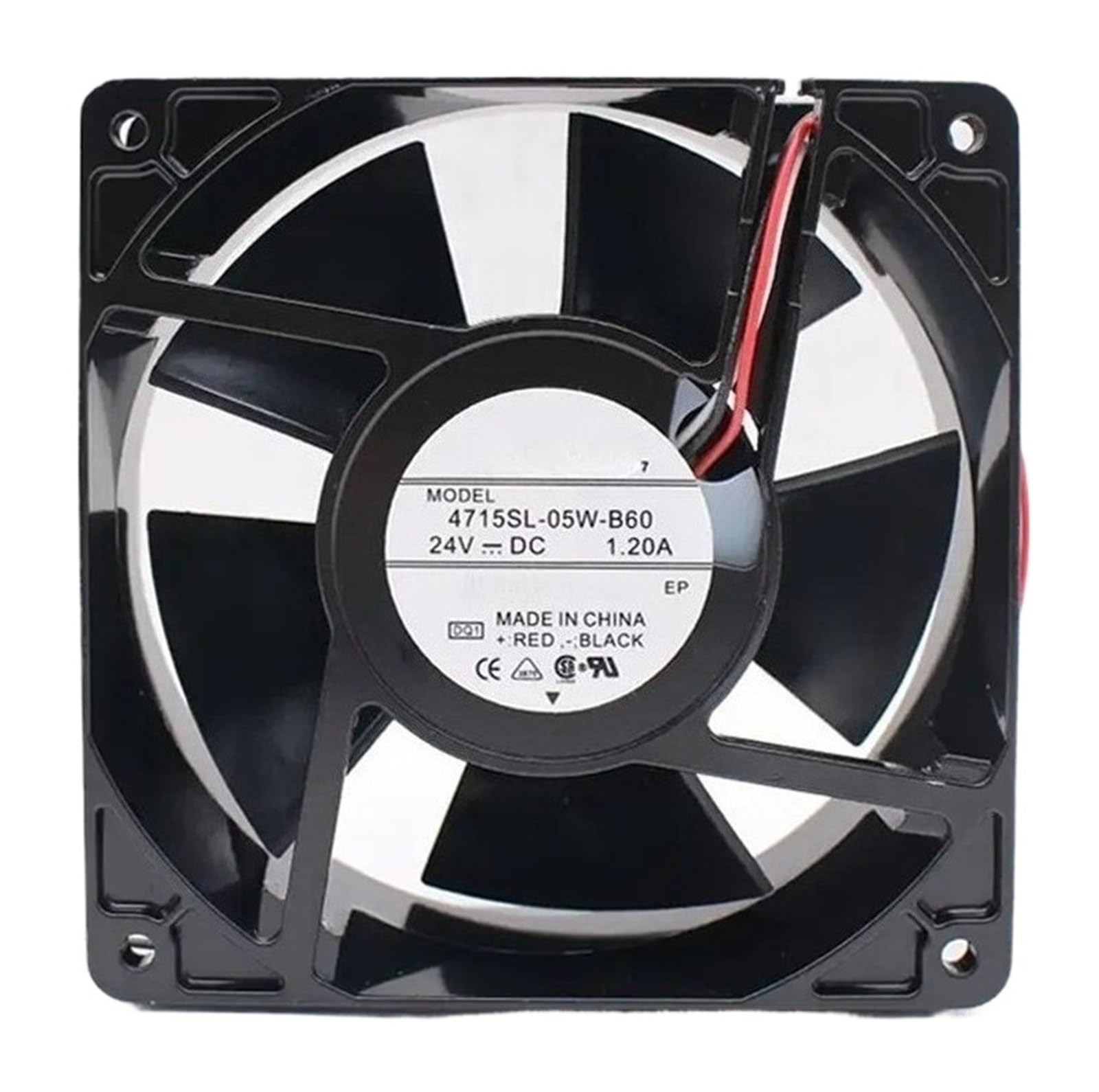 Ventilateur de refroidissement 120mm 24V CC 4715SL-05W-B60 pour serveurs et PC
