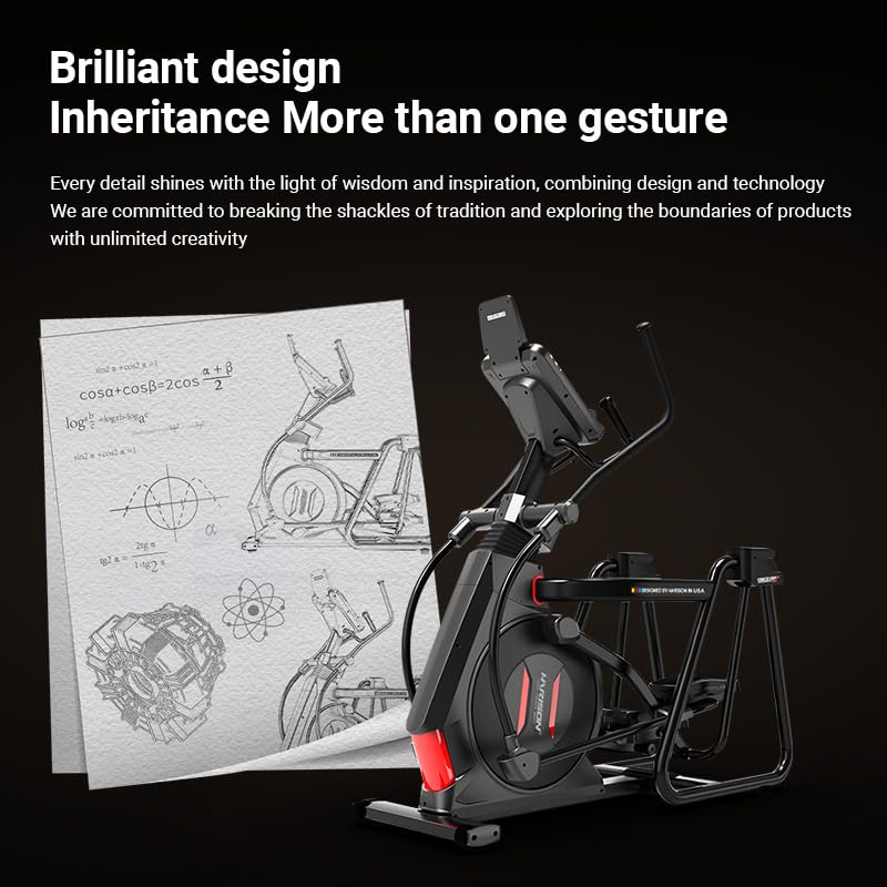 Image of HARISON Elliptical Exercise Machines, Elliptical Machines for Home Use, Elliptical Training Machines with 20IN Stride and 32-Level Electromagnetic Resistance