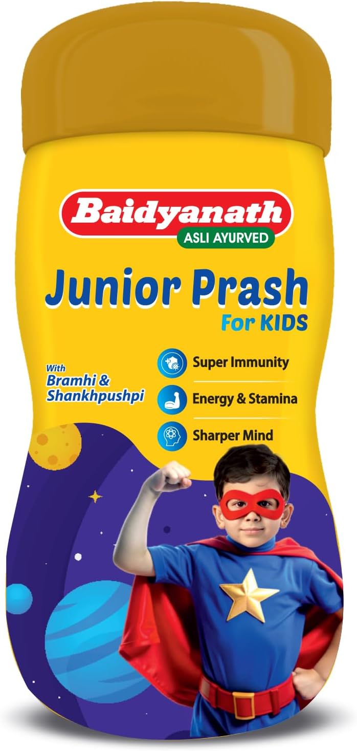 Baidyanath Junior Prash - Specially Formulated Chyawanprash for Kids(Amla,Brahmi,Sankhpushpi,Banslochan etc) - 1kg