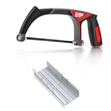 HAUTMEC Pro 6inch Mini Hacksaw with Miter Box