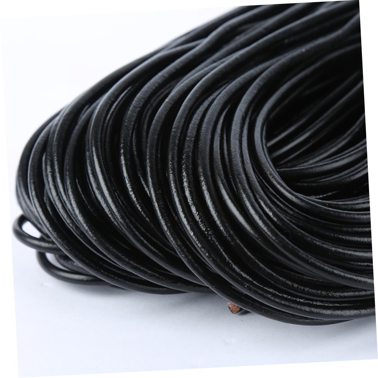 EXCEART 3 Piezas 10 Cordones De Cuero Para Hacer Joyas Cordón De Cuero Redondo Cuerda De Piel De Vaca
