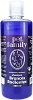 Shampoo Branqueador Pet Para Cães E Gatos Pelos Brancos 500ml Matizador Profissional Banho Tosa
