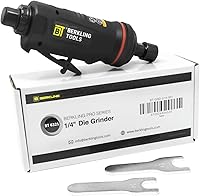 Vista 7 de BT 6321 - Amoladora neumática recta de 1/4 pulgadas - Amoladora neumática resistente de grado profesional con control de velocidad variable