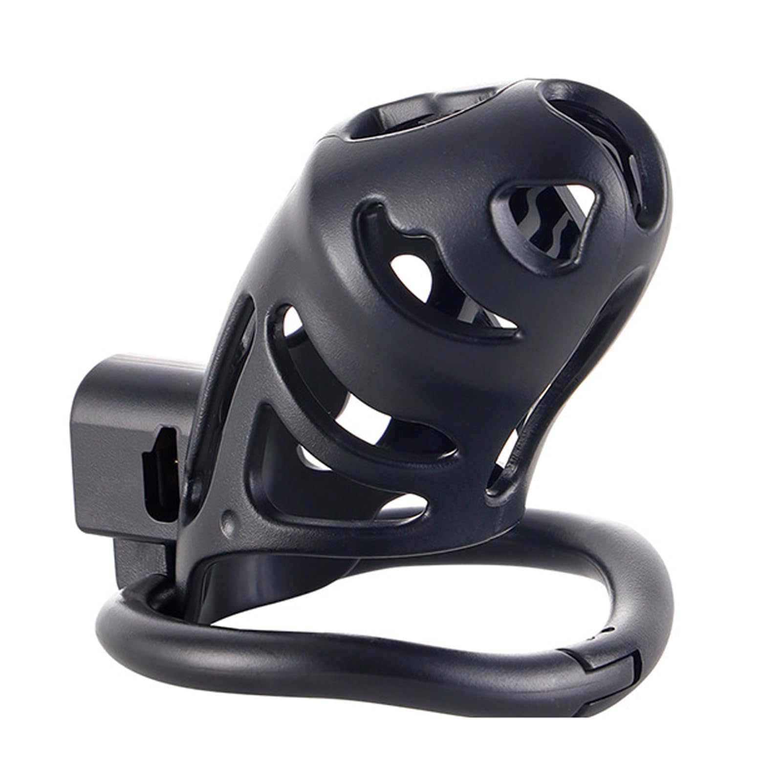 BDSMJOY Chastity cage con 3 Anelli per il Pene Rimovibili, Gabbia pene per uomo, Design ergonomico uomo pene Cock cage, Comodo da indossare, buona traspirabilità