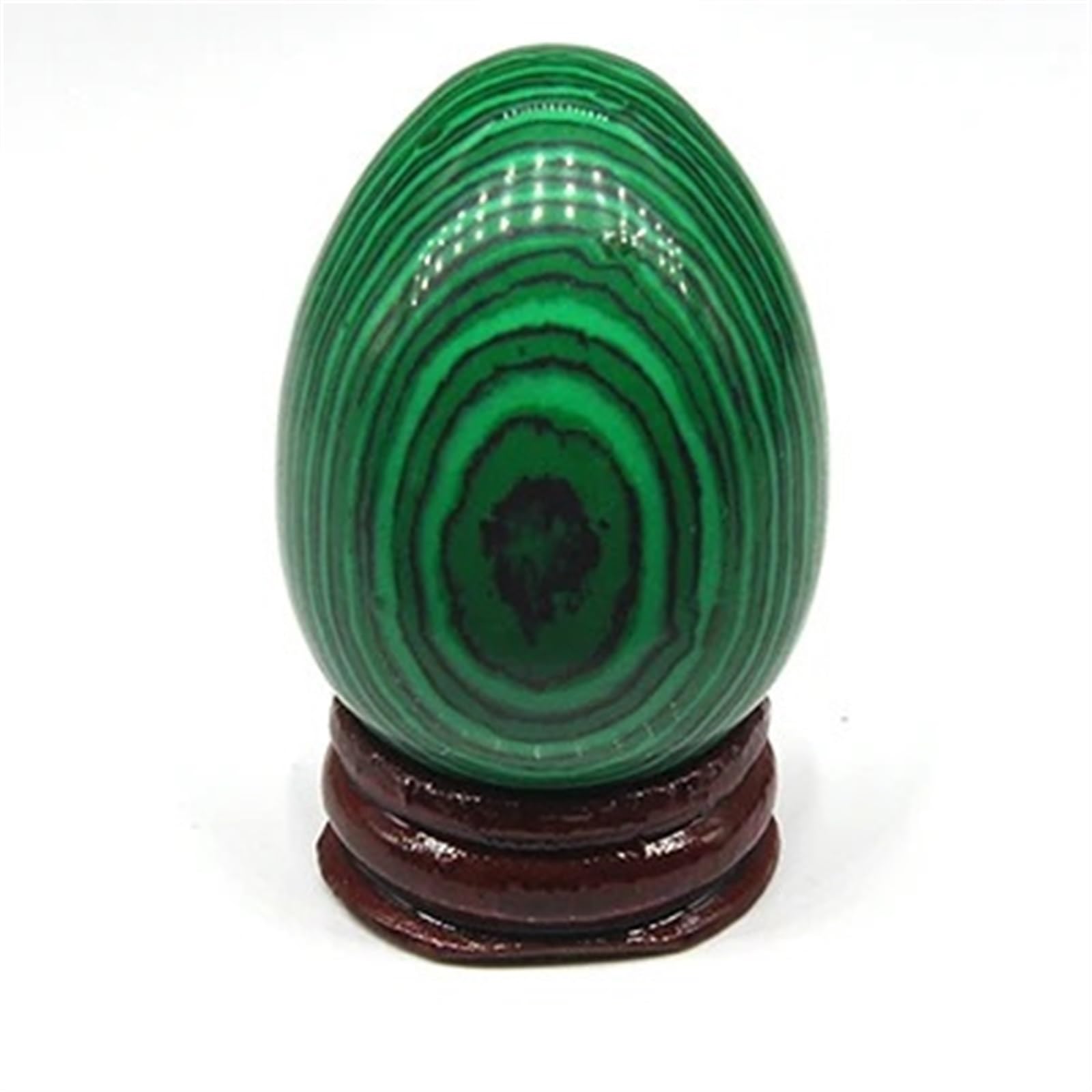 DPURPIWADY Malachite Egg Shaped Gemstone Crystal and Stone Statue Table Decoration Craft Home Decor