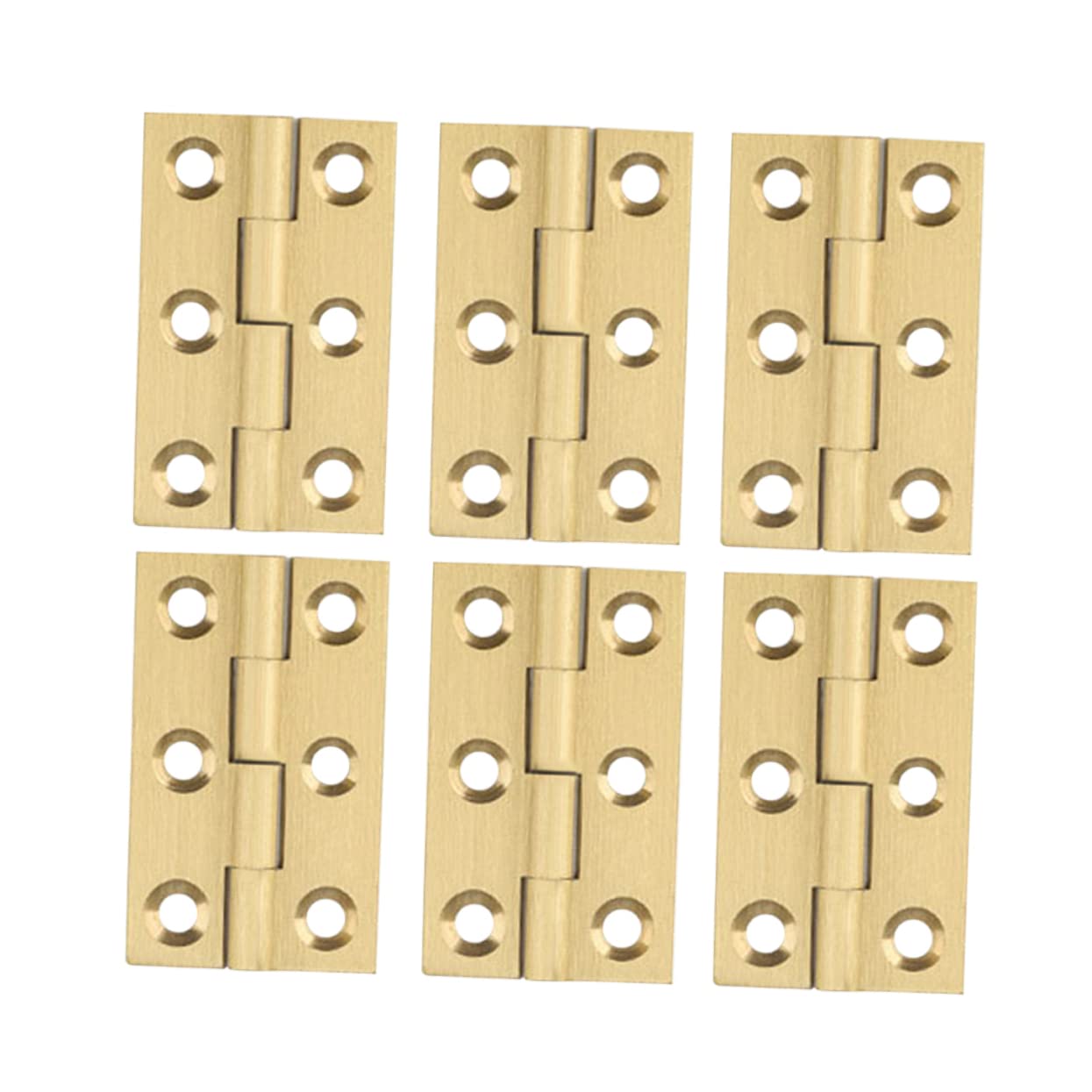 DOITOOL 18pezzi Cerniere Rame Per Porta Da Cerniere Mute Per Mobili e Scatole Porta Gioielli Design Vintage e Resistente Alla Chiusura e Silenziosa