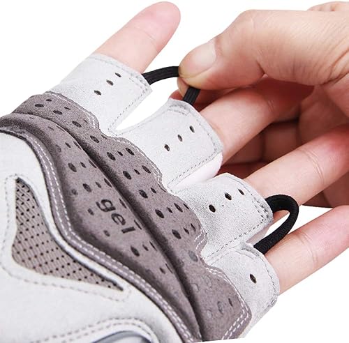 Miniatura 3 de Guantes de ciclismo para hombres y mujeres transpirables de gel para montar en bicicleta de montaña guantes de bicicleta antideslizantes para A: