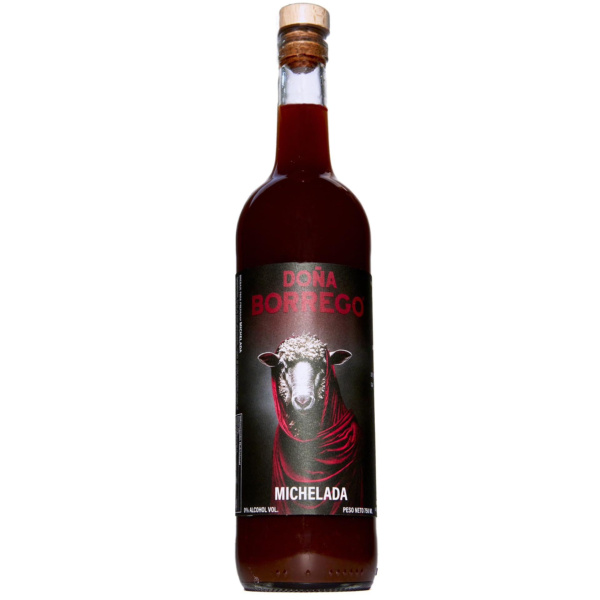 Michelada Doña Borrego 750ml Mix Artesanal Listo para Servir Bebida Mexicana 13-15 Raciones