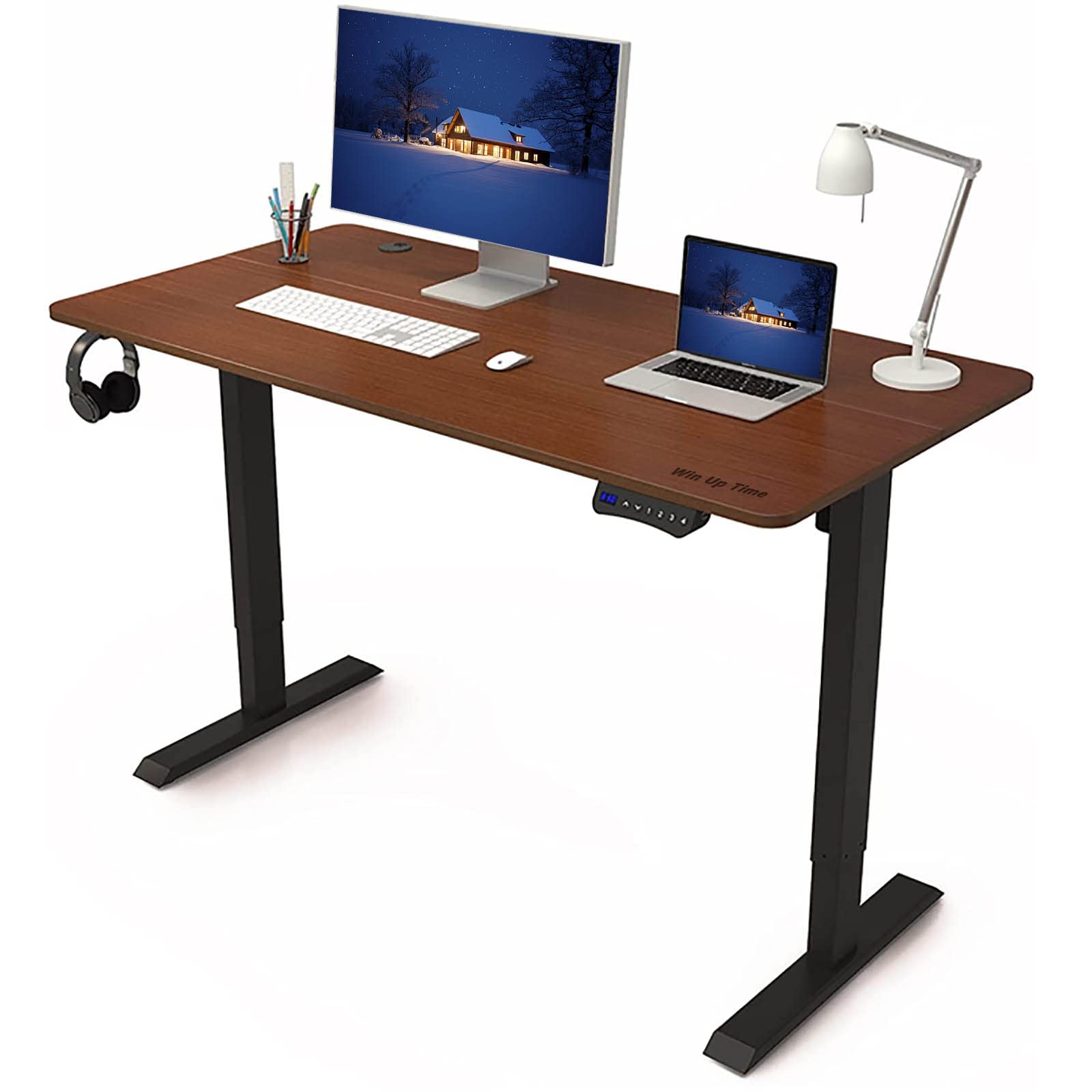 Buy Win Up Time Electric Standing Desk Adjustable Height Desk, Sit