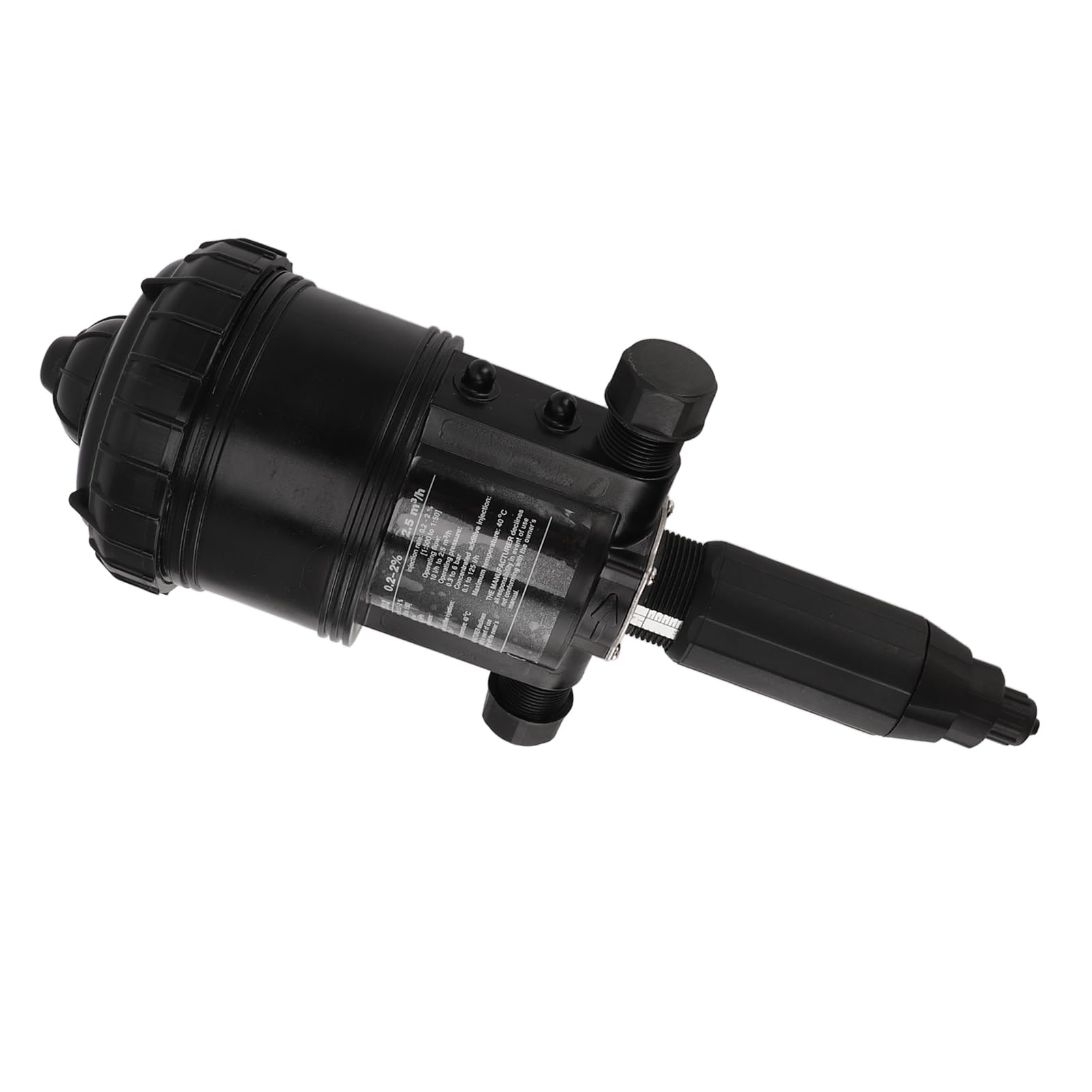 Acouto Bomba Dosificadora Automática, Inyector de Fertilizante Plástico para Ganado y Jardín, Solución Proporcional Impulsada por Agua para una Fertilización Eficiente (#11)
