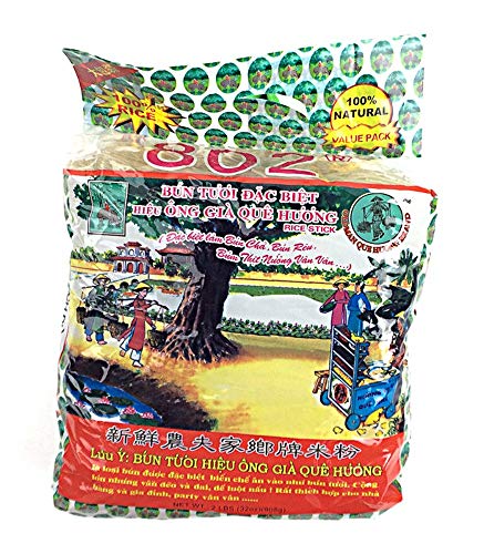Oldman, Que Huong Rice Stick 802 (Bun Tuoi Hieu Ong Gia Que Huong) (2 lbs), 32 oz