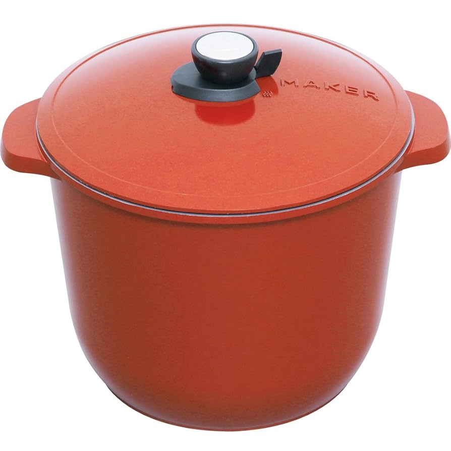 無水調理機能付き赤い両手鍋*3 無水調理機能付き赤い両手鍋*3