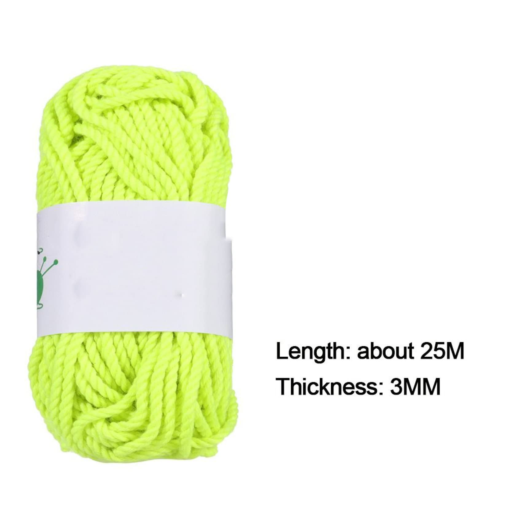 Włóczka Luminous Chunky Yarn świecąca w ciemności, poliestrowa, tkana, do szycia DIY, ręcznie robiona, wełna robótek ręcznych, 50 g na rolkę(Blue)