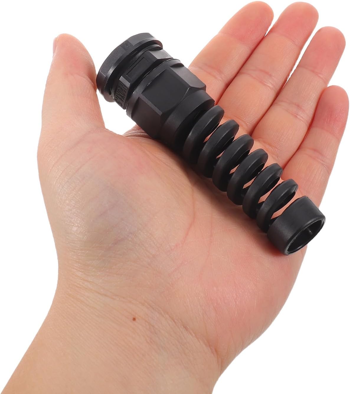 2pcs Npt 1/2 Nylon Spiral Cord Grip Cable Gland Connector Ip68