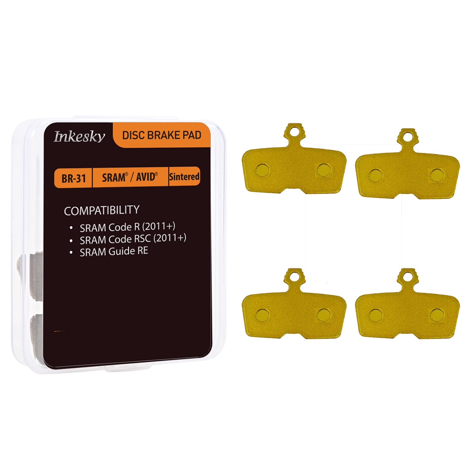 Inkesky Brake Pads Compatible with SRAM SRAM Code/Code R/Code RSC/Guide RE