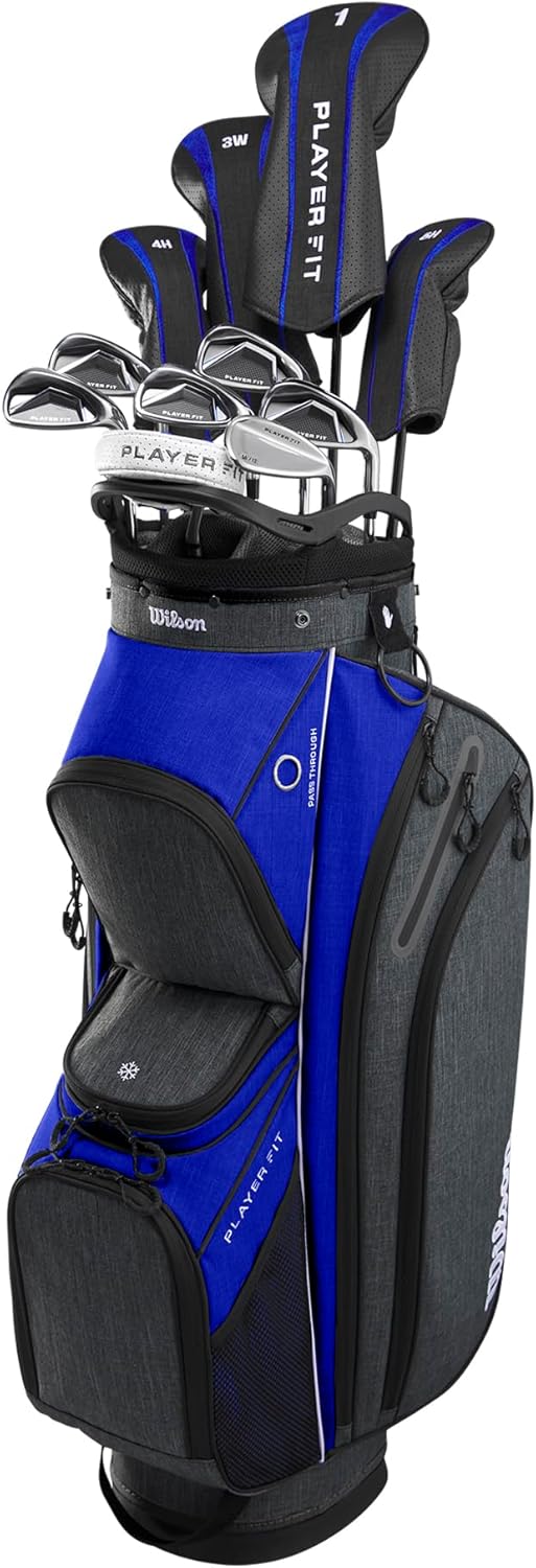 Wilson PlayerFit™ Complete Golf Set with Cart Bag - Men's and Women's