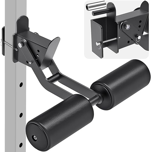 Miniatura 15 de Nordic Hamstring Curl Attachment, Dip Bar, Belt Squat & Safety Spotter Arms for 2"x2" & 3"x3" Power Racks, Home Gym Strength Training Accessories