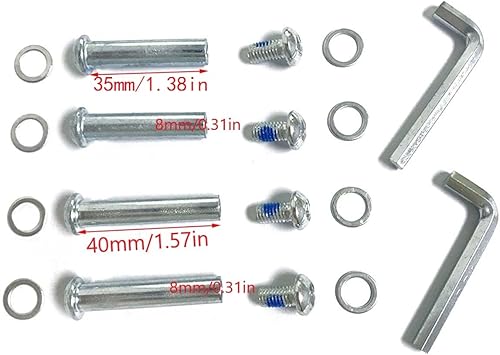 Miniatura 22 de LOTOWELZON 2 ruedas de repuesto para maletas de equipaje, 50/64/70/75/84/3.543 in ruedas de goma en línea con kits de reparación de rodamientos Negro