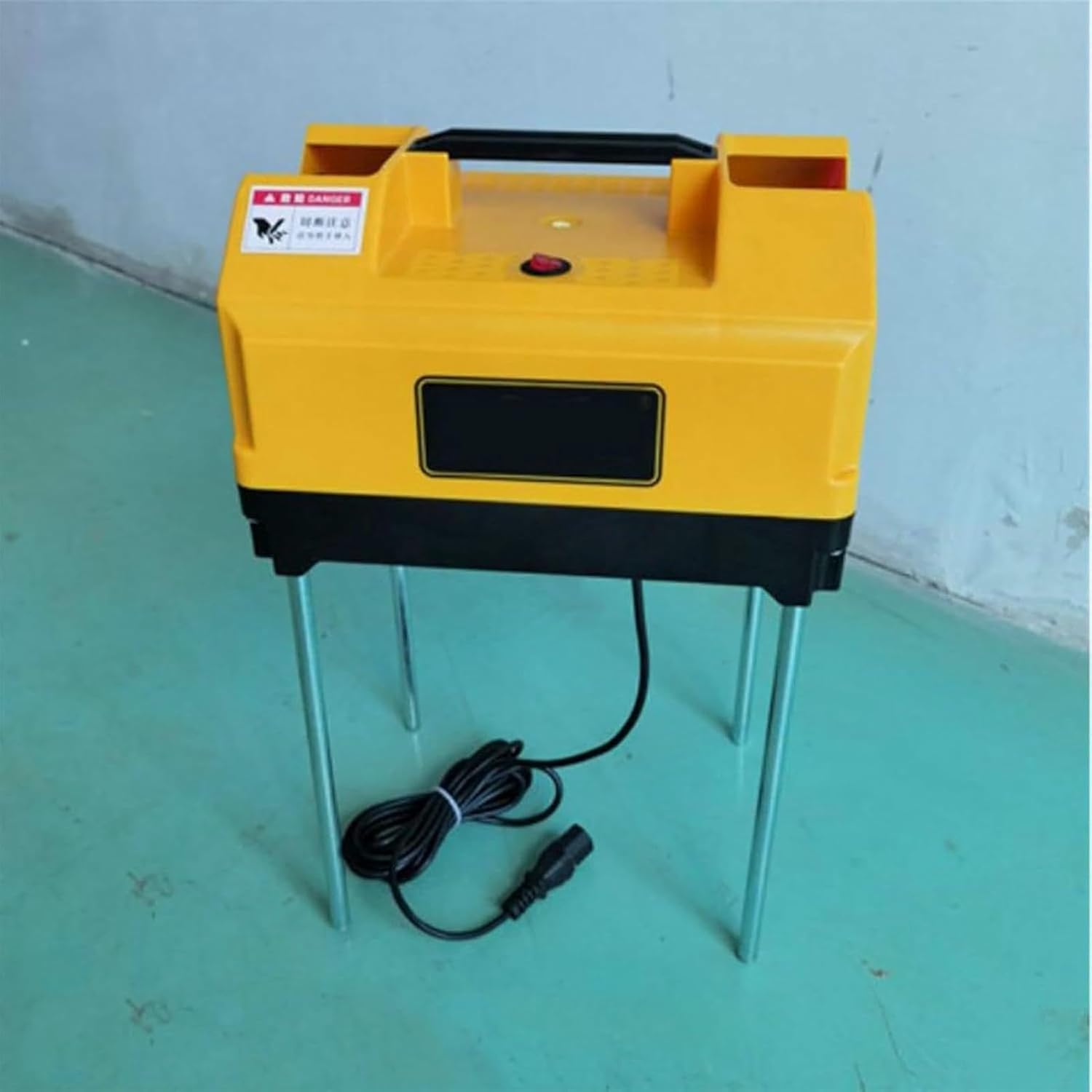 Wzglod Electric Garlic Top Tails Remover Machine, Garlic Root Cutter, Bilateral Garlic Root Stem Cutter, Cut Beard and Roots, Beard Cutting Machine, 380x240x195mm