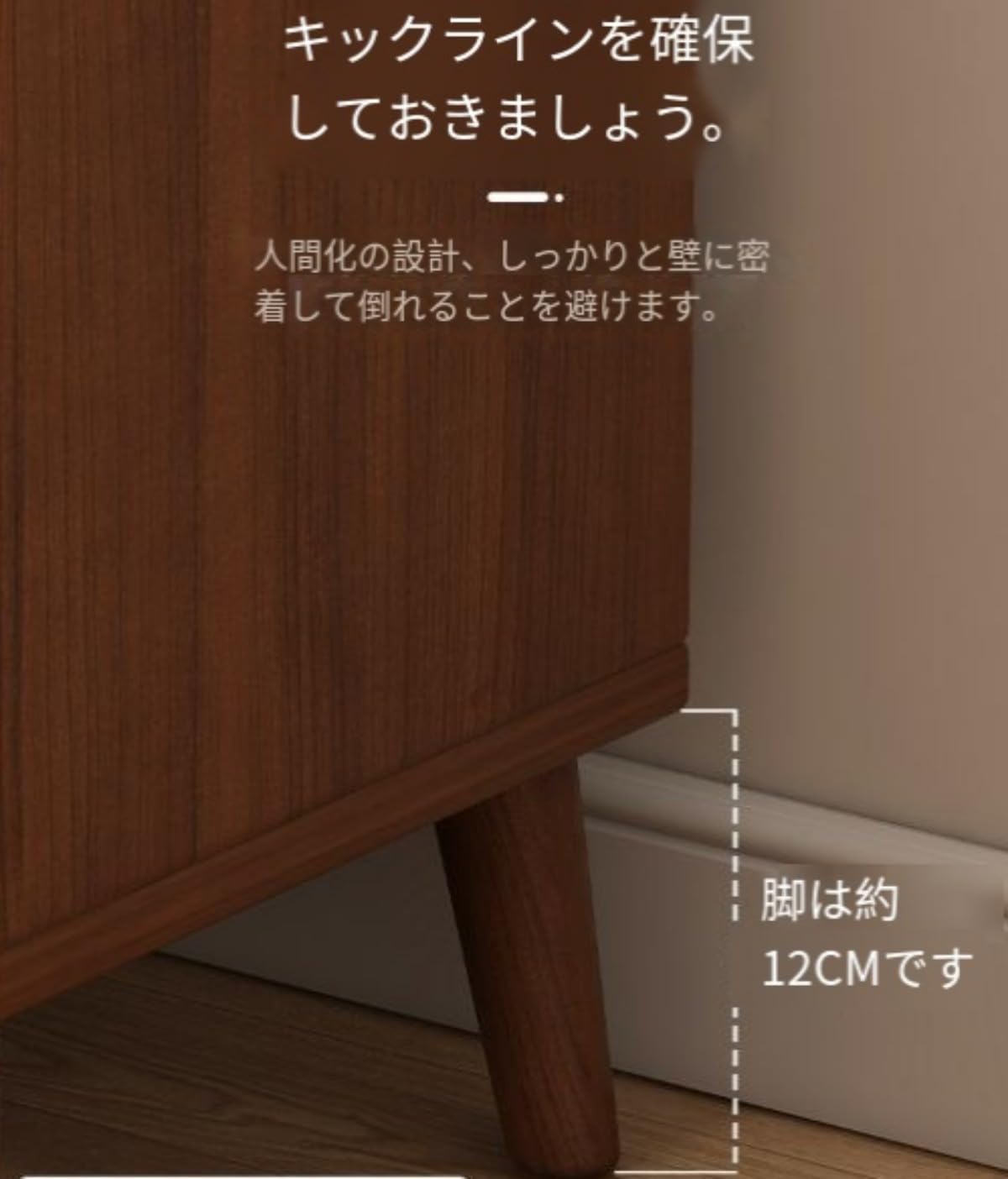 Qfmr 木製家具ミッドセンチュリーベッドサイドテーブル、引き出し付き無垢材ベッドサイドテーブル、寝室、寮、リビングルーム用のベッド