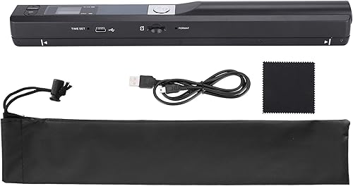 Escáner portátil de documentos, escáner portátil de mano, escáner de mano para fotos de negocios, libros de recibos de fotos