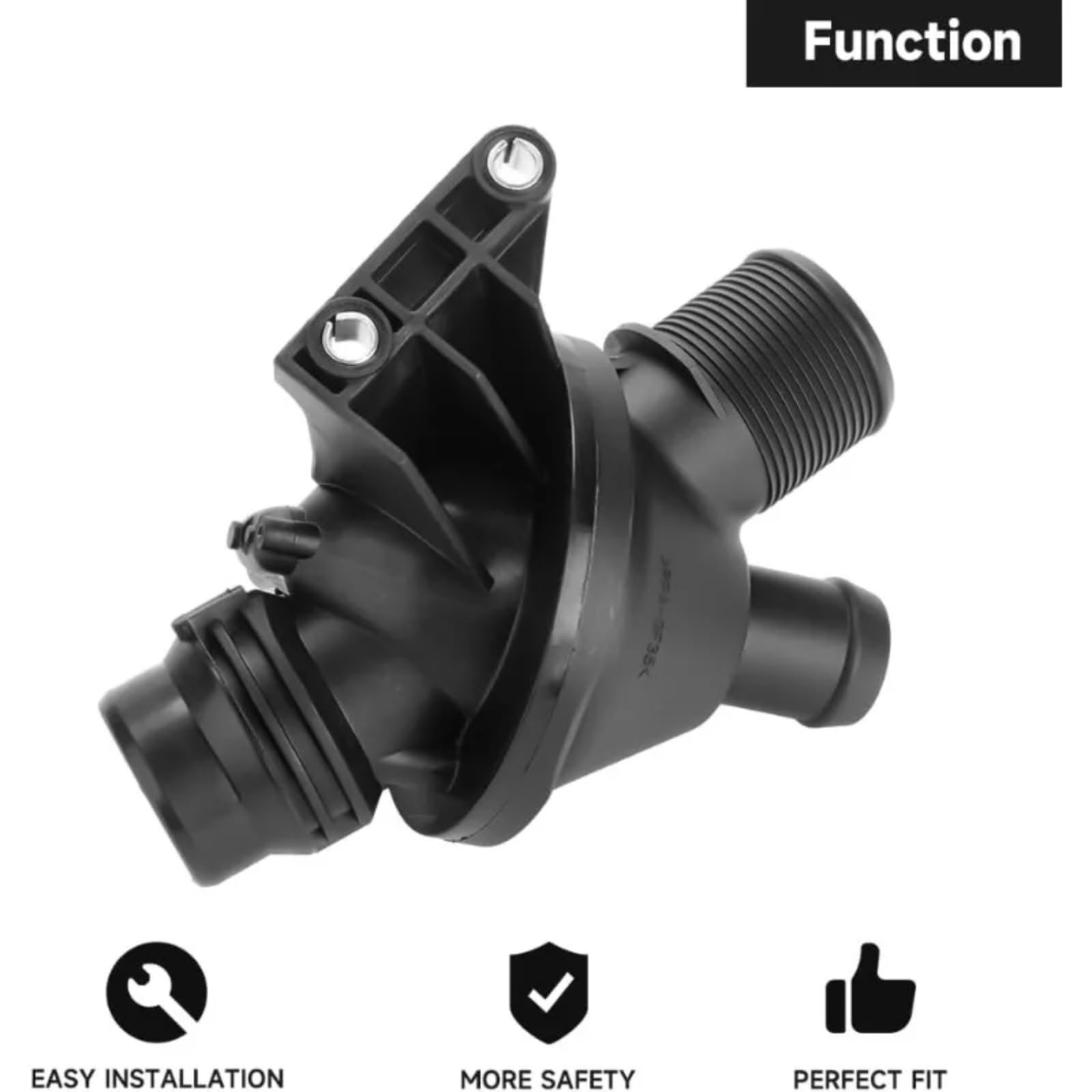 Voiture Thermostat Boîtier Kit Remplacement D'assemblage Boîtier Thermostat Liquide Refroidissement Moteur Ensemble D'unités 11538635689 Compatible Avec BMW Pour F22 F23 F32 2014-2016