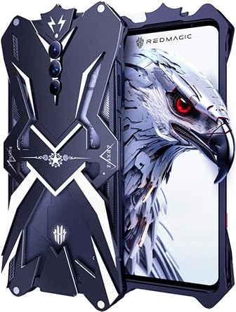 Gaming Metal Phone Case for REDMAGIC 8S Pro+ 5G. Cover for Nubia Red Magic 8S Pro Plus