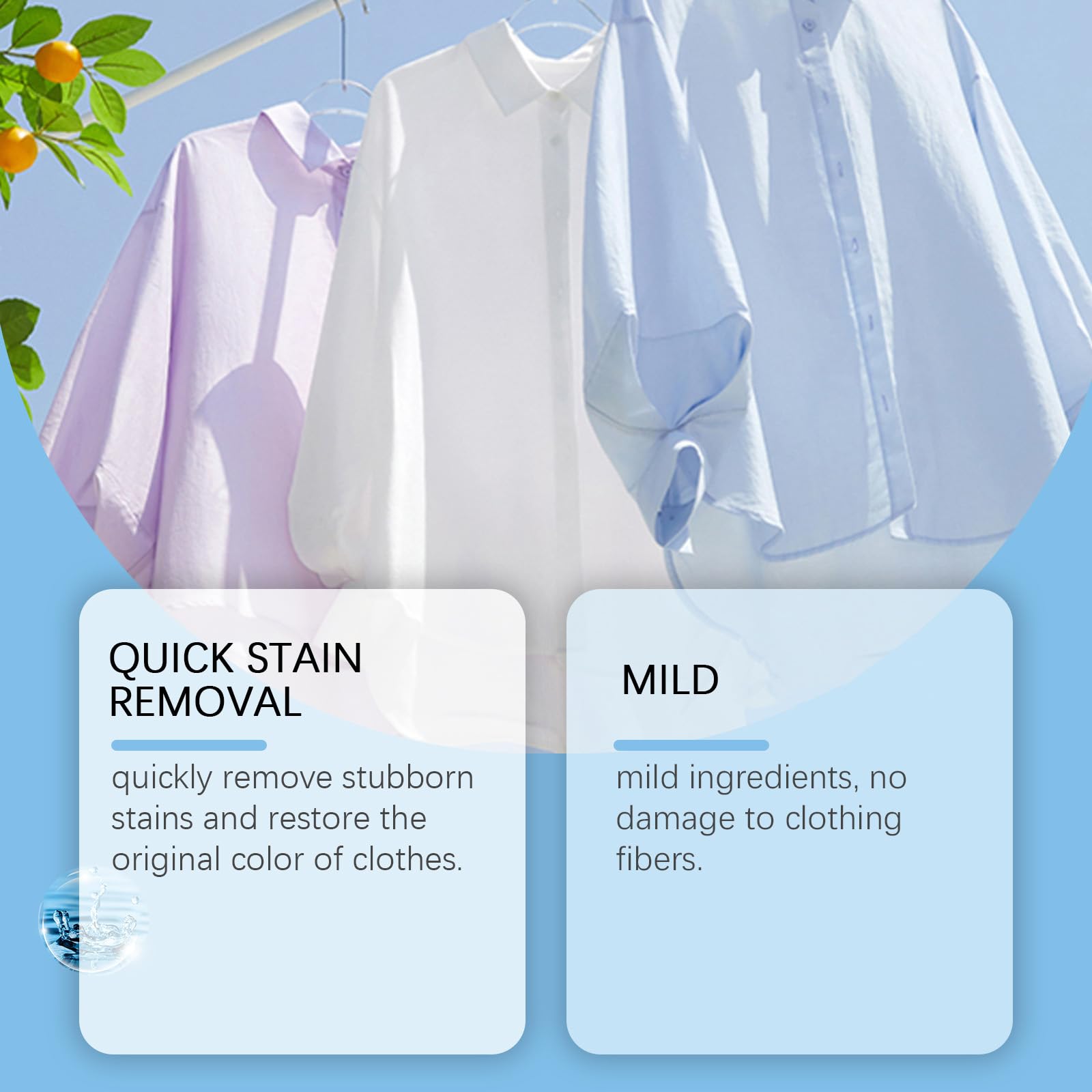 Smacchiatore spray per abbigliamento, 120 ml pulitore multiuso per tessuti (4pcs)
