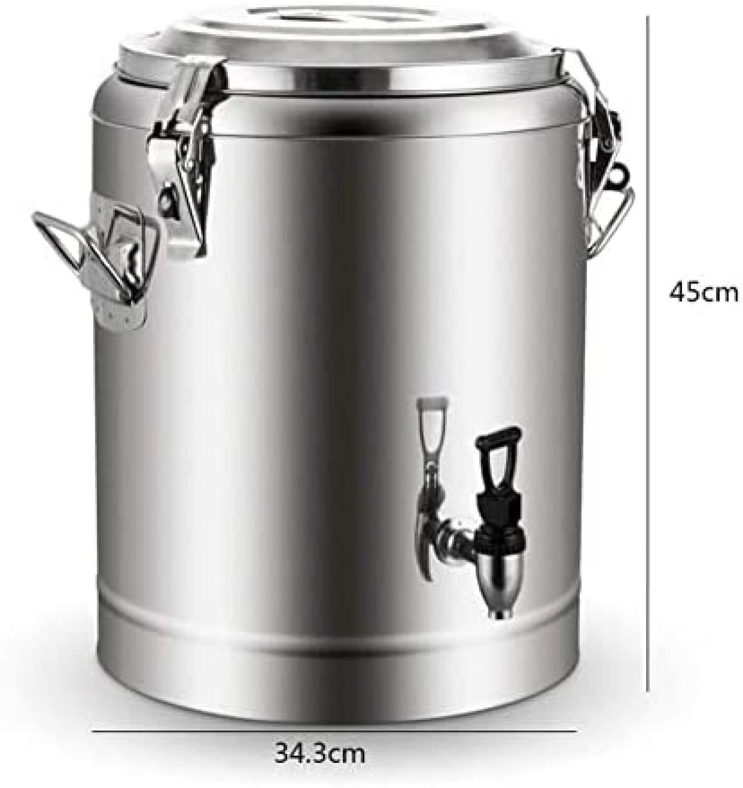 Dispenser Per Bevande Isolato In Acciaio Inox, Contenitore Con Rubinetto Isolamento Caldo E Freddo Per 20 Ore - Per Tè, Acqua, Caffè, Bevande Ghiacciate,20L(30 litri)