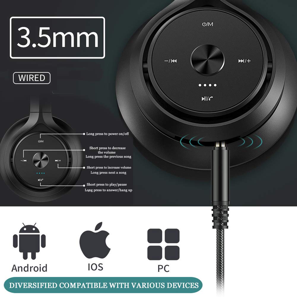 Bezprzewodowe słuchawki do gier, lekkie słuchawki ze światłem LED i miękkie słuchawki z pamięcią do PS4/Xbox One/Mac/PC Controller/Laptop, Switch i kompatybilność mobilna (srebrny)