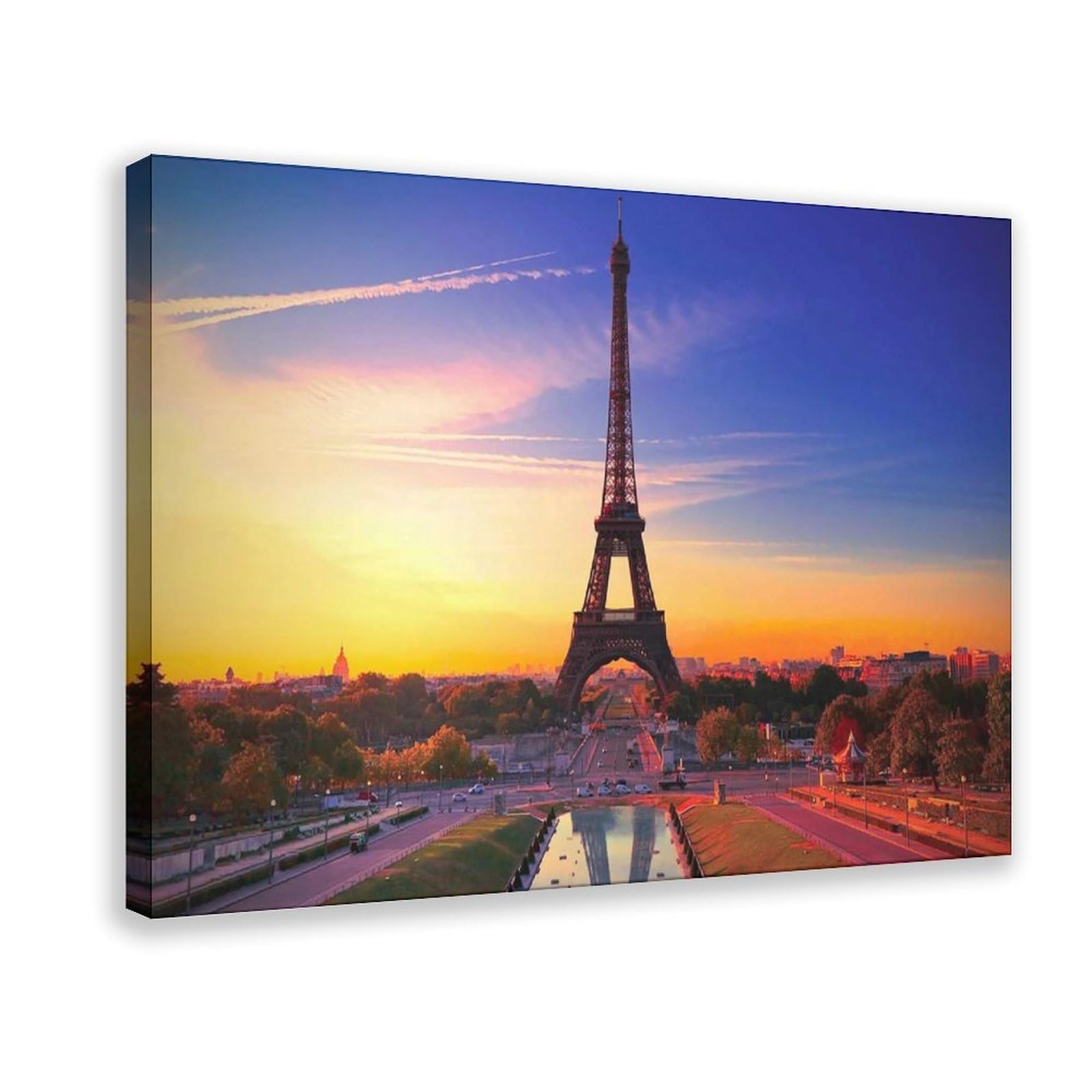 Eiffel Tower Paris Canvas Poster for Bedroom Decor Gift