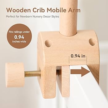 ドローイング『Baby Mobile』 Amazon.com : Baby Crib Mobile Arm - Wooden Baby Mobile Crib