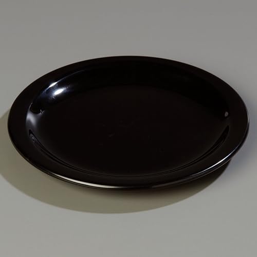 Miniatura 8 de Carlisle FoodService Products Dallas Ware - Plato de ensalada de plástico reutilizable con borde para bufés, hogar y restaurantes, melamina, 7.25