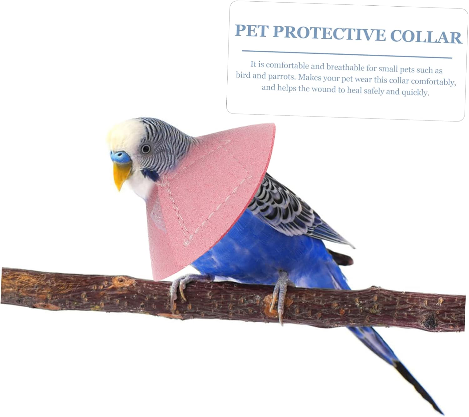 4Pcs Parrots Scratch Neckwear Protective Collar for Pet Bird Mixed Colors for Comfort and Style for Parrots and Lovebirds