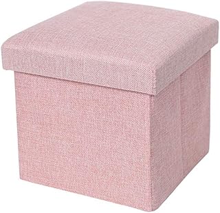 Stauraumhocker Aufbewahrungsbox, faltbar Sitzbank mit Stauraum, Sitztruhe Aufbewahrungsbox Fußablage für Wohnzimmer Flur K...
