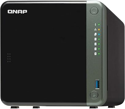 QNAP TS-453D-4G 4 Bay NAS for Professionals with Intel Celeron J4125 CPU and Two 2.5GbE Ports