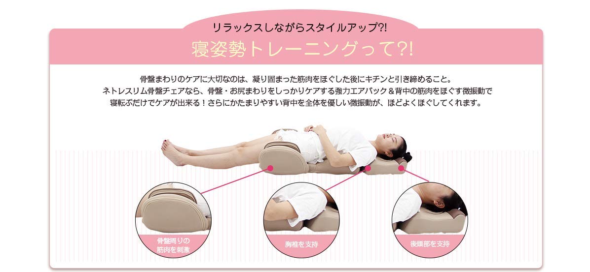 Amazon.co.jp: 骨盤チェア 骨盤 ケア 姿勢 くびれ 座椅子 ネトレスリム