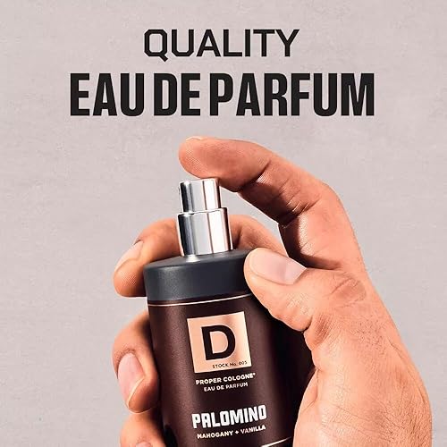 Miniatura 2 de Duke Cannon Proper Cologne Palomino  Eau de Parfum para hombre  Caoba y vainilla  Aroma natural sutil y duradero  1.7 onzas líquidas