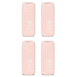 MONDAY Body Wash Moisture Travel Pack -90ML (4 Pack) - Nourishing Ingredients, Shea Butter, Coconut Oil and Grapefruit Extract, Hyrdrate and Replenish Skin