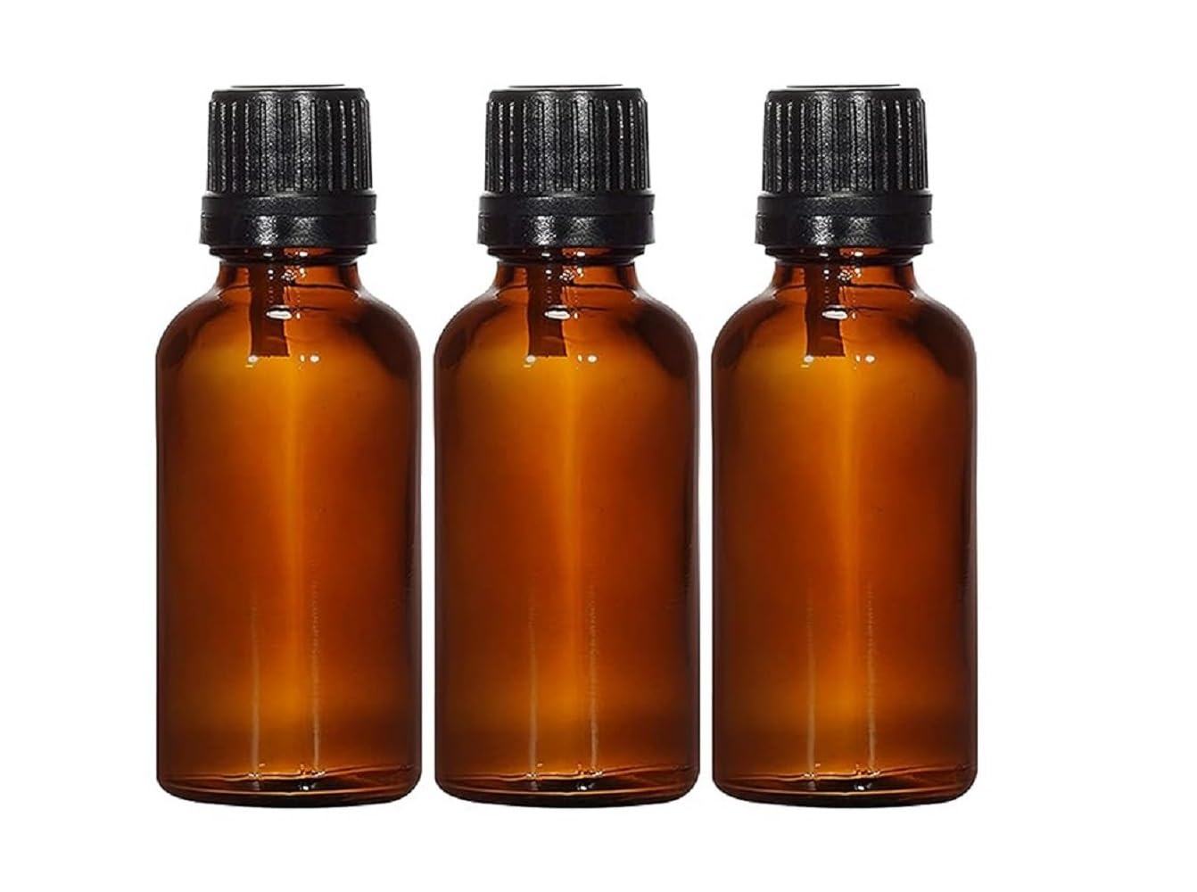 30 ml Amber Round Empty Glass Bottle with Euro Dropper and Black Cap (Pack Of 3), Refillable, Reusable for Essential Oils, Blends, Diy Perfumes, Homeopathy, Medicine-image-33