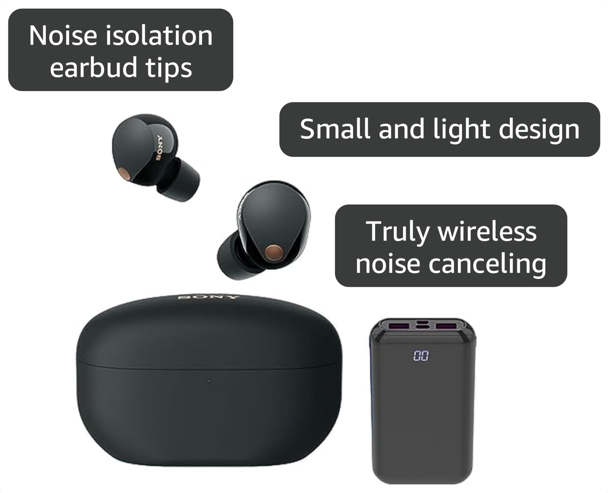 Amazon.com: Sony Wf 1000xm5 Wireless Noise Canceling Earbuds