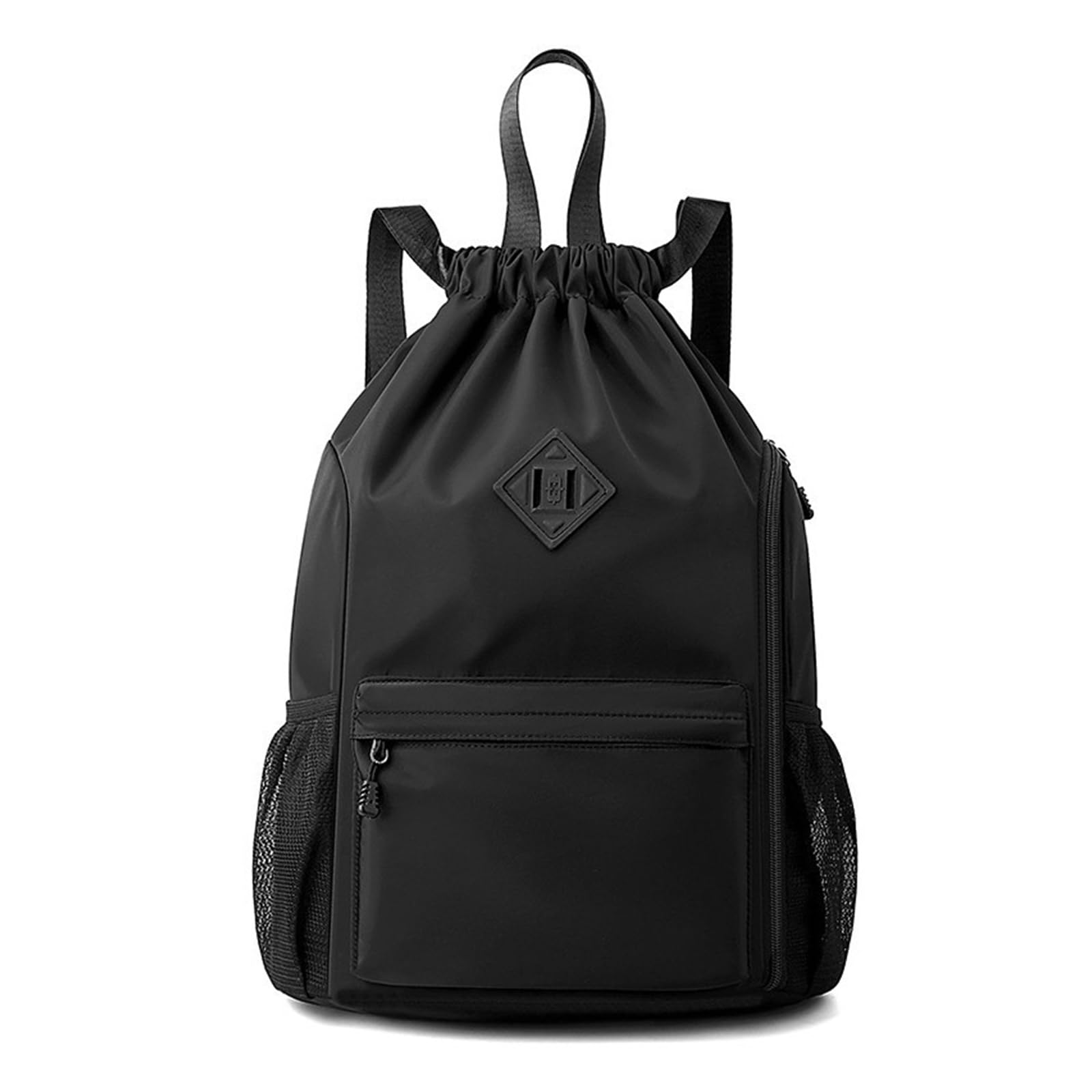 Mochila de cuerda resistente al agua con compartimento para zapatos, gran capacidad, bolsa deportiva