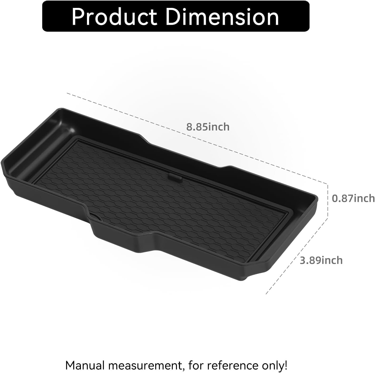 smabee Center Console Organizer Tray+ Center Console Cup Holder Insert for Nissan Frontier 2022-2026 Storage Tray Accessories Insert Interior Black