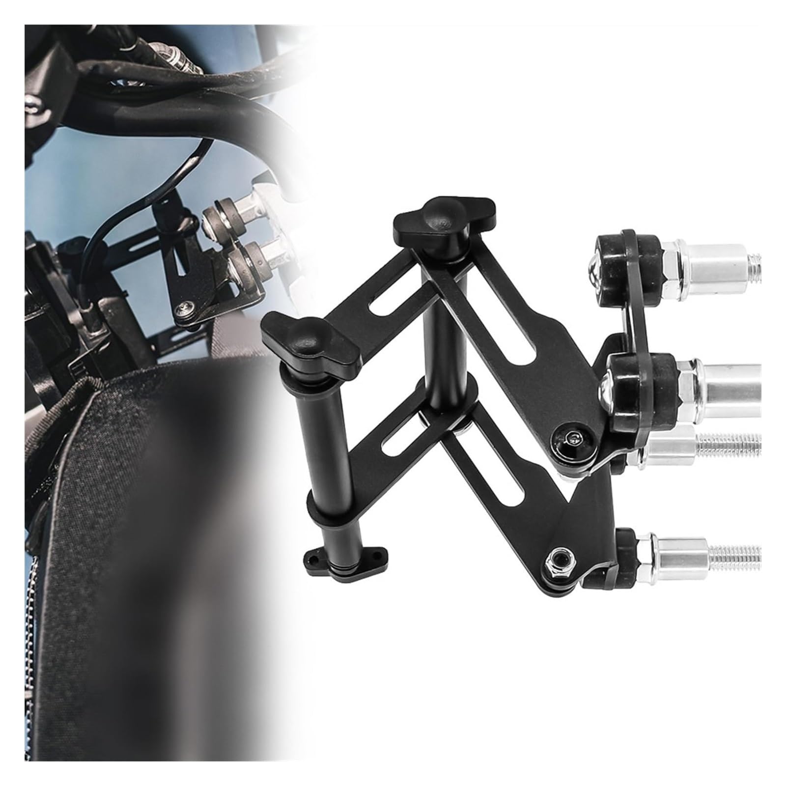 Per B&MW F750GS F850GS ADV G310GS G310R 2019 Supporto Per Telefono Estensibile Regolabile Per Moto Supporto Per GPS Supporto Per Telefono Navigazione GPS Staffa Bordo(12MM Set C)