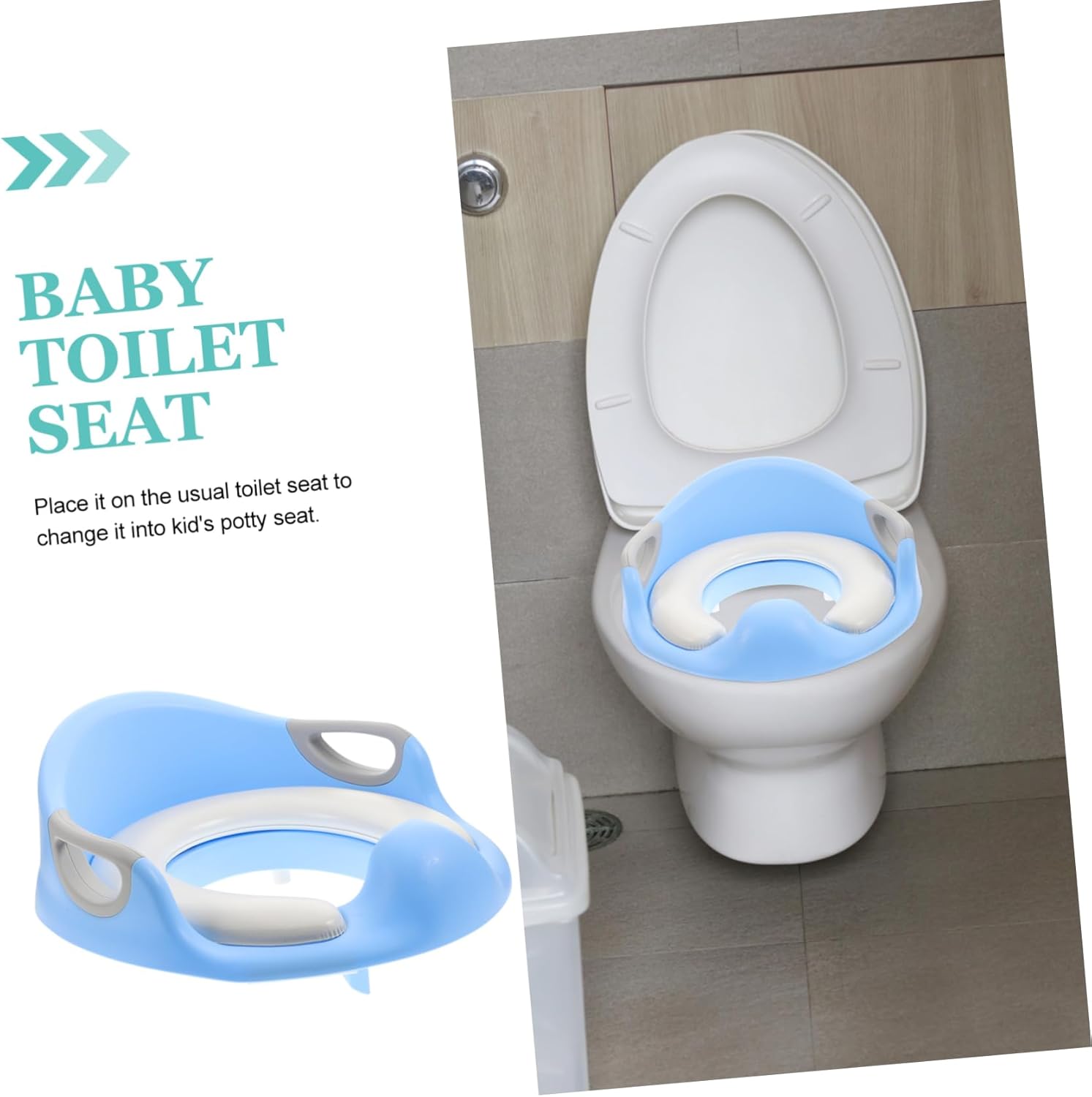 SUPVOX Boy Girl Toilet Training Seat Potty Seat Triangle Fixed Support Double Anti- for Boys Girls
