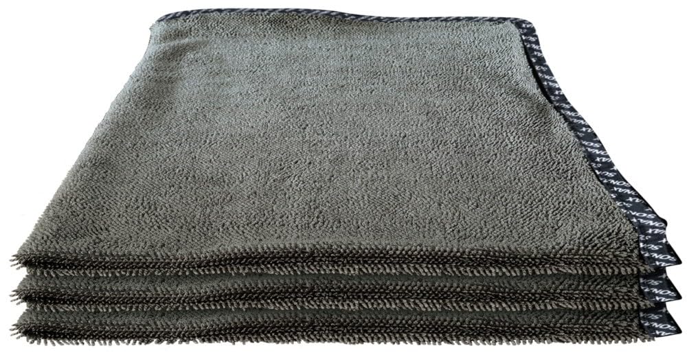 SONAX Microfibre Dry Cloth Plus (Pack of 50) High Water Absorption for Paint-Gentle Drying without Streaks and Streaks | Item No. 04515000